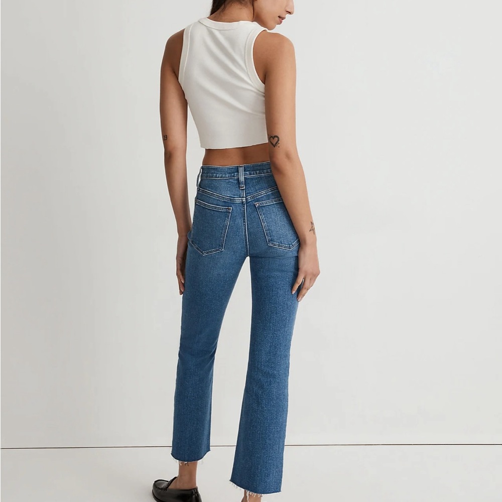 Madewell Kick Out Crop Cherryville Wash - Picture 2 of 2